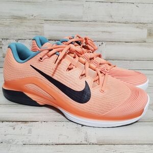 Nike Court Air Zoom Vapor 12 HC Men's Size 10 Apricot Tennis Shoes FV5552-800